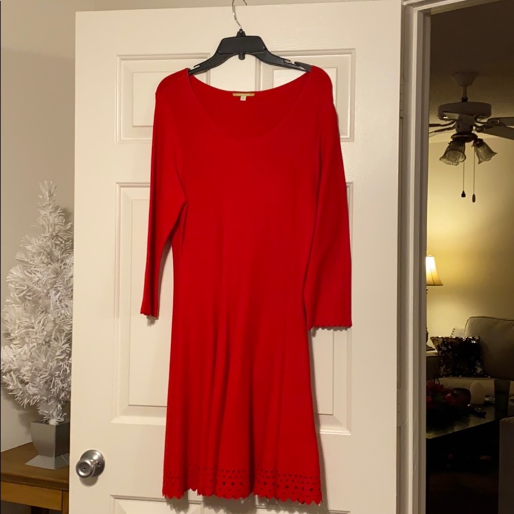 Gianni Bini red dress